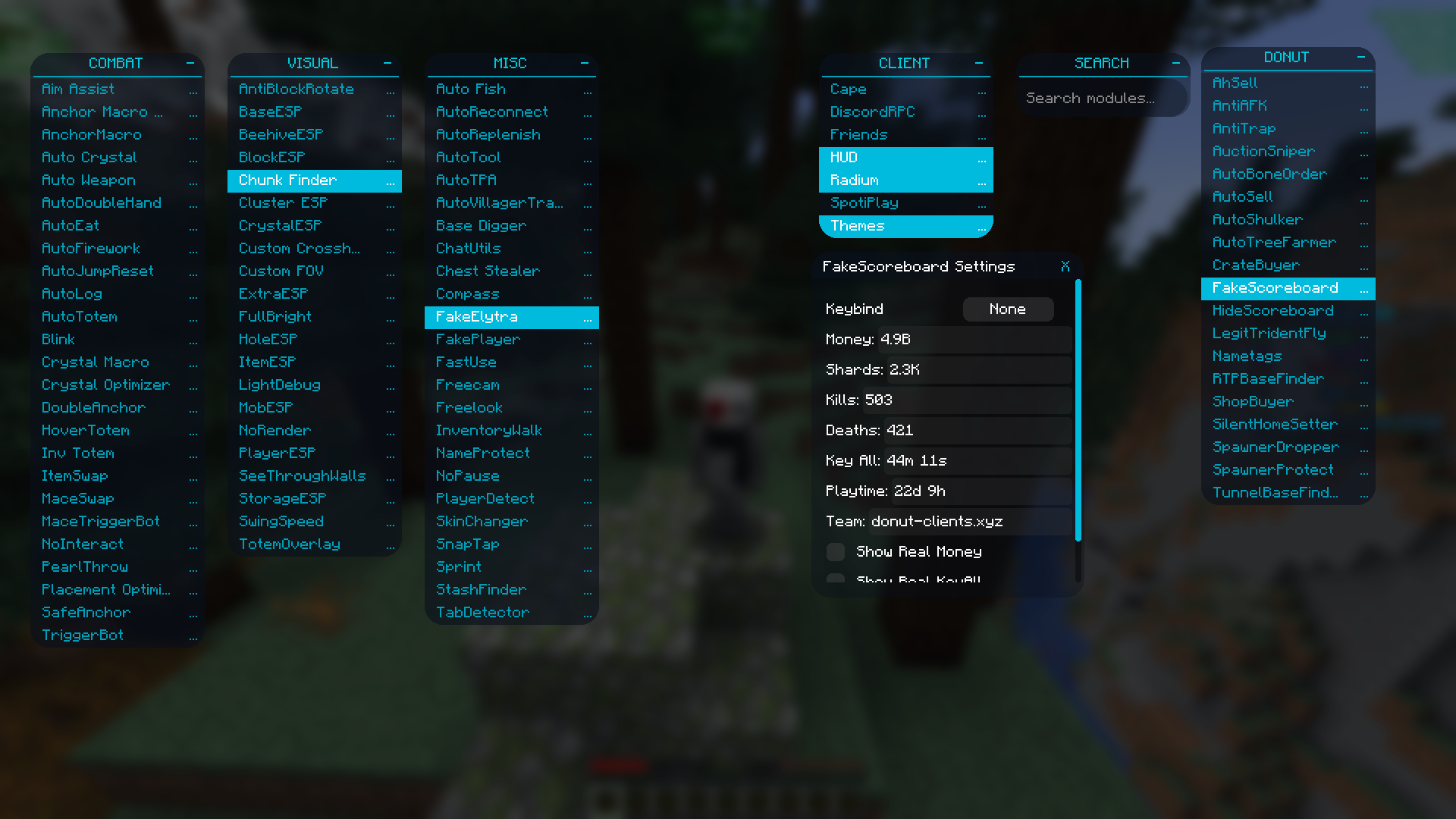 Radium Client preview